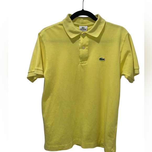 Lacoste Shirts Lacoste Yellow Polo Mens Size 3s See Size Chart